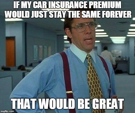 Insurance Rates are going up, up, up!